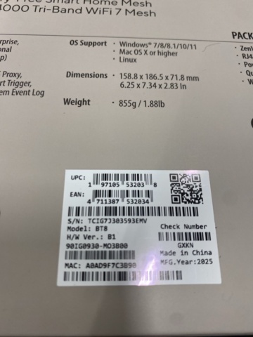 1527173-3 Router ASUS BT8
