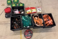 1511285 First aid bags, straps, jump leads, etc.