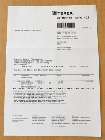 1344245-84 Mobile crane 50T - Terex-Demag AC 50-1