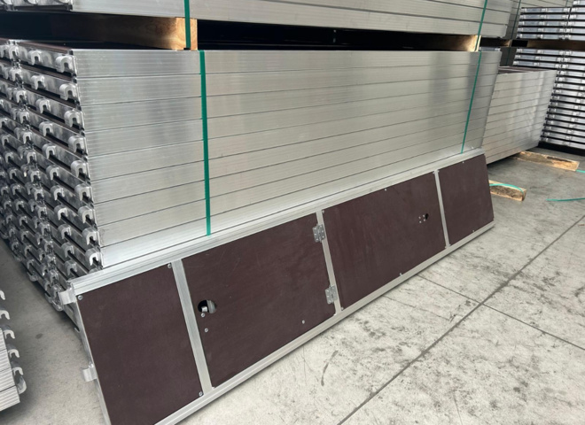 1534427-6 Aluminium byggställning, 255 kvm