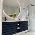 1534429-1 White Carrara Marble Tiles / Granite Ceramics 50 sq.m