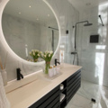 1534429-5 White Carrara Marble Tiles / Granite Ceramics 50 sq.m