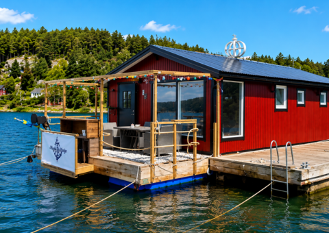 Image representing the auction - Sale of houseboat with wood-fired sauna