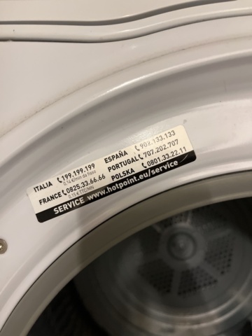 1351465-4 Torktumlare - Hotpoint Ariston FTCF87B6PY1 (EU)