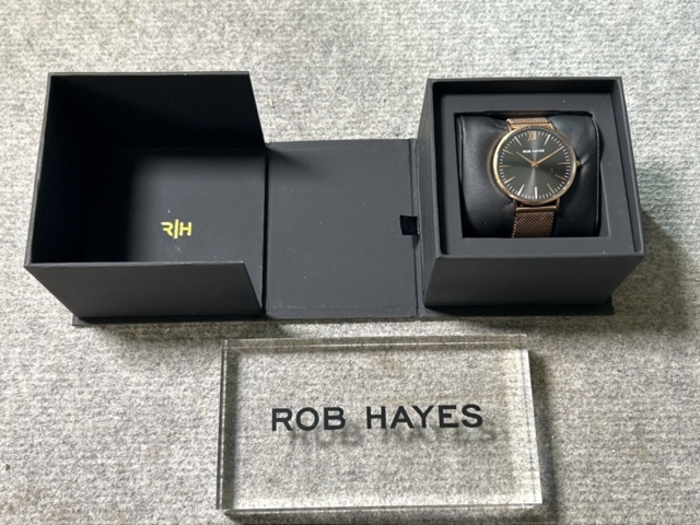 1534544-1 Armbandsur - Rob Hayes 38 mm (rosa/svart) 5st