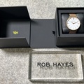 1534545-1 Armbandsur - Rob Hayes 38 mm (rosa/vit) 1st