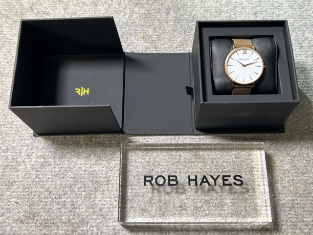1534545-1 Armbandsur - Rob Hayes 38 mm (rosa/vit) 1st