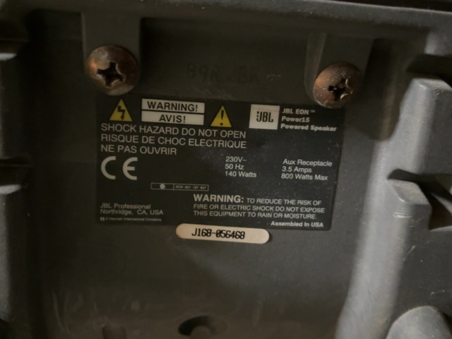 1500041-4 Högtalare - JBL EON Power15 - 2 st