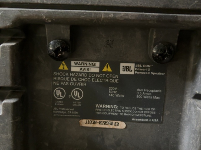 1500041-5 Högtalare - JBL EON Power15 - 2 st