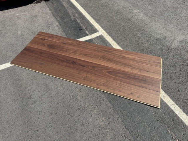 1534600-5 Flooring matt lacquered walnut, Terra Brown, Woodura, XL, 1-strip, 5G - click, 81 sq m