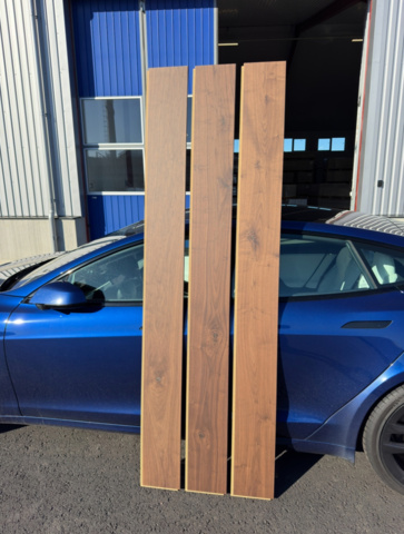 1534600-10 Flooring matt lacquered walnut, Terra Brown, Woodura, XL, 1-strip, 5G - click, 81 sq m