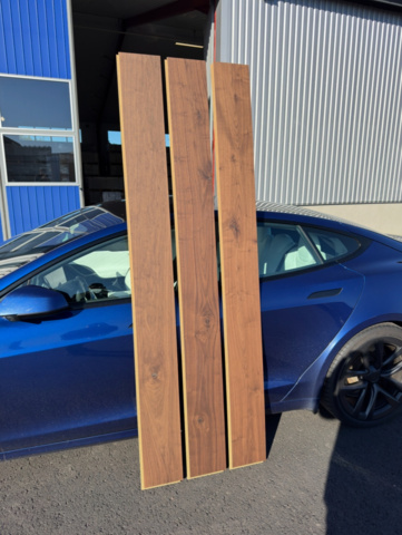 1534600-11 Flooring matt lacquered walnut, Terra Brown, Woodura, XL, 1-strip, 5G - click, 81 sq m