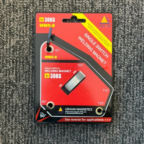 1534618-1 5 pcs Welding magnets WM5-S Multi-Angle On/off 30 kg - Free shipping