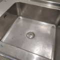 1533541-2 Diskbänk med ho och avlastningsyta - Rostfri