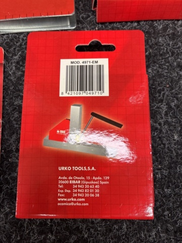 1534395-4 5 st Svetsmagneter Urko