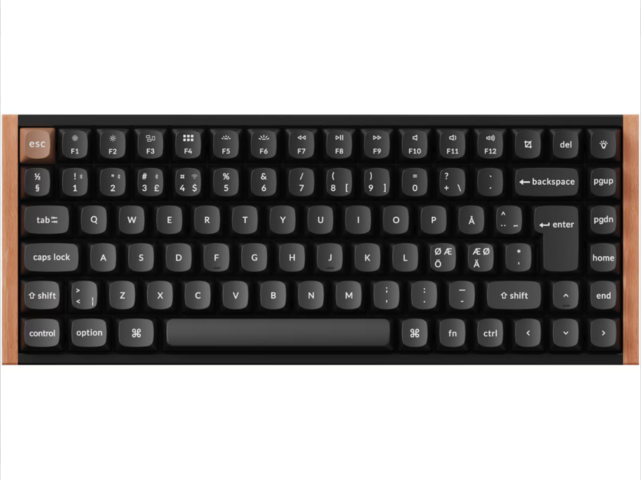 1527175-1 Trådlöst gamingtangentbord Keychron K2 HE SE QMK (svart)