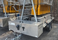 1534694 Scaffolding trailer with scaffolding - Monzon & Brenderup