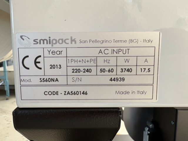 1471462-10 Krympplastmaskin – Smipack S560NA - 2013