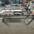 1471465-4 Conveyor belt with guide rails and electrical cabinet