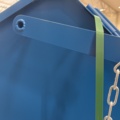 1251435-14 Tippcontainer PILE Med lock, 1100 liter, blå