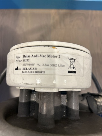 1521790-4 Sugmotor med fläktpaket - Belas Asdi-Vac Motor 2