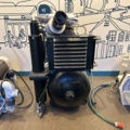 1521791-10 Kompressor med tank - Cattani AC300 -2022