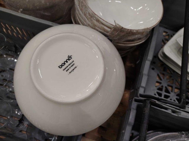 1533531-10 Serving china & glass, approx: 56 pcs - Bonna, etc