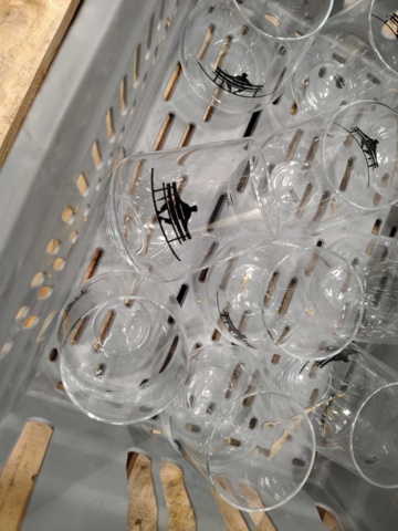 1533531-11 Serving china & glass, approx: 56 pcs - Bonna, etc