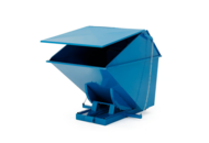 1251435 Dump container PILE With lid, 1100 litres, blue