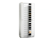 1210613 Small compartment cabinet PRIVATE 2x15 compartments, grey