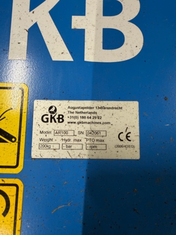 1532947-11 Överborste för konstgräs - GKB AR100