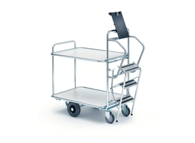 1259239-1 Plockvagn COMMUTE Inkl. stege, 850x620 mm