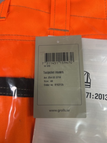 1535342-3 7 pcs Craft pants Björnkläder, Sizes 44, 60, 64, D96, 50 & D116