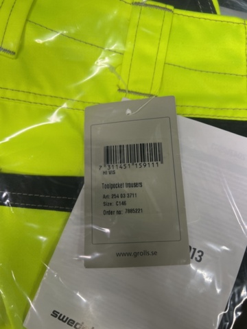 1535343-5 5 pcs Craft pants Björnkläder, Size C146, 96 & 62
