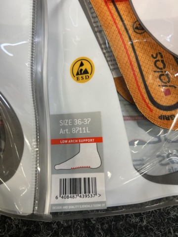 1535345-8 T-shirts, shoe soles, work trousers, work shorts & shoulder straps