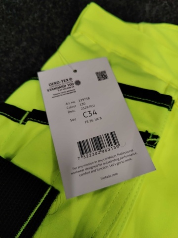 1535345-20 T-shirts, shoe soles, work trousers, work shorts & shoulder straps