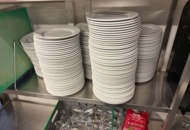 1140910 Lot of retsaurang porcelain, approx. 200 plates