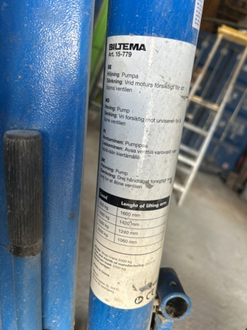 1504195-5 Motorlyft - Biltema 15-779