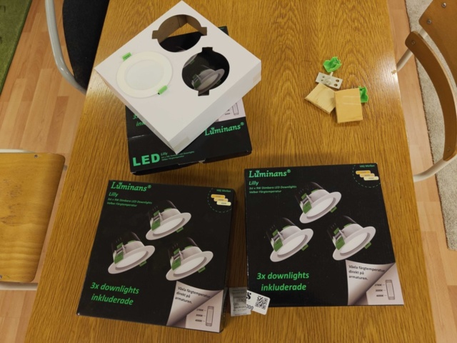1485300-1 LED-downlights 7 st - Luminans Lilly
