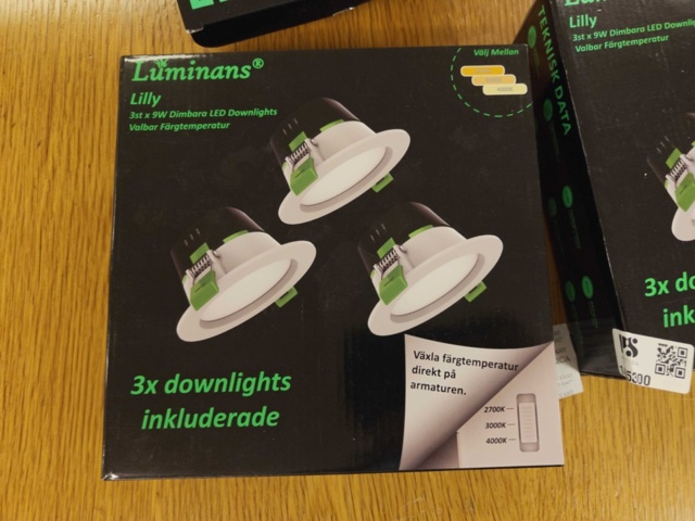 1485300-2 LED-downlights 7 st - Luminans Lilly