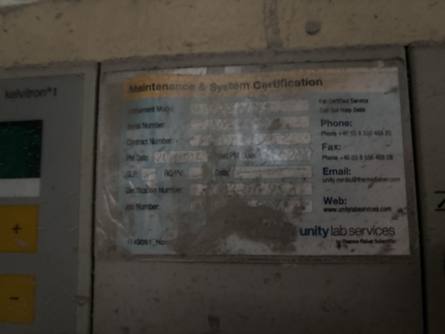 1504206-13 Labbutrustning - AEG / Porkka / Heraeus