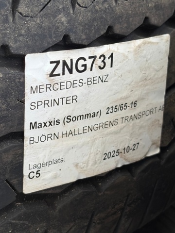 1411065-30 Mercedes-Benz Sprinter 317 CDI RWD Chassi 9G-Tronic, 170hk -2022