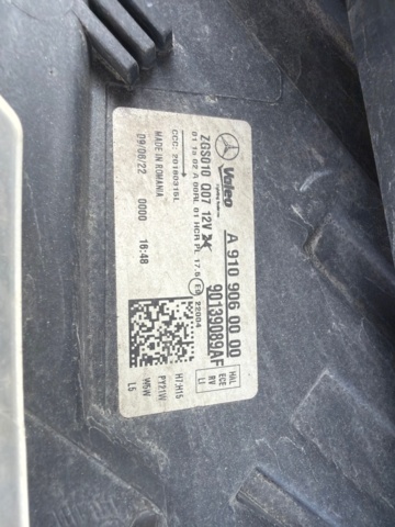 1411065-43 Mercedes-Benz Sprinter 317 CDI RWD Chassi 9G-Tronic, 170hk -2022