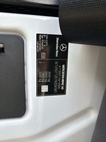 1411065-60 Mercedes-Benz Sprinter 317 CDI RWD Chassi 9G-Tronic, 170hk -2022
