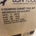 1535403-23 Verktygsskåp fylld med verktyg BSN Tools - 6 lådor med hjul
