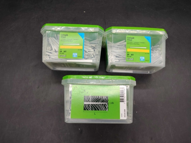Listspik 3 st 420-pack - ESSVE, vitlack, 50 mm