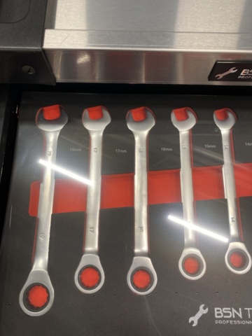 1535403-12 Verktygsskåp fylld med verktyg BSN Tools - 6 lådor med hjul