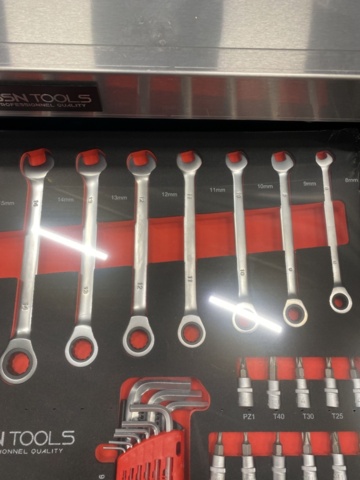 1535403-13 Verktygsskåp fylld med verktyg BSN Tools - 6 lådor med hjul