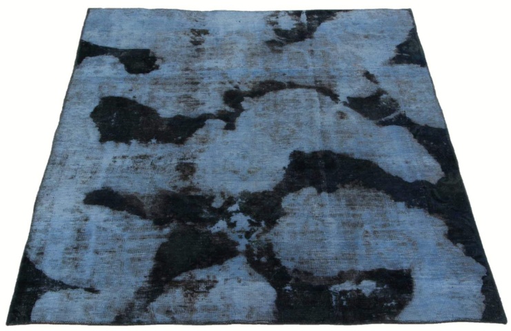 1532864-1 Handknuten Persisk Vintagematta Blå/Mörkblå 172x220cm (751841)