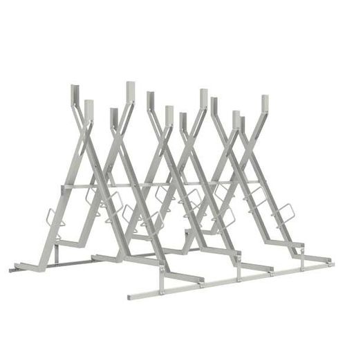 1532620-1 Bicycle rack with frame locking - 2 pcs - H:1570 mm L:3300 mm D:1650 mm - 16 places